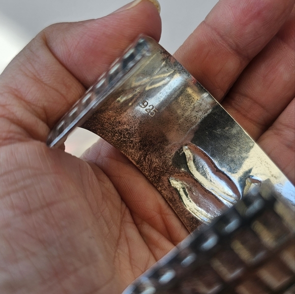 Silver, Dragonfly, Cuff, Bracelet, Casual, Wedding, Gift, 925, Feminine, Party - Picture 4 of 4